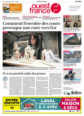 Cover of Ouest France (Mayenne)
