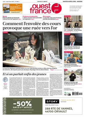 Cover of Ouest France (Nantes Nord-Loire - Ancenis)