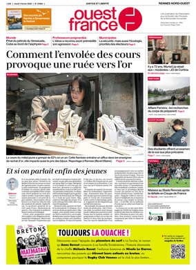 Cover of Ouest-France (Rennes Nord-Ouest)