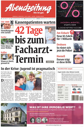 Cover of Abendzeitung Munchen