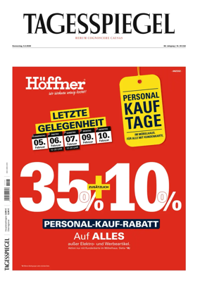 Cover of Der Tagesspiegel