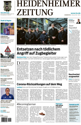 Cover of Heidenheimer Zeitung
