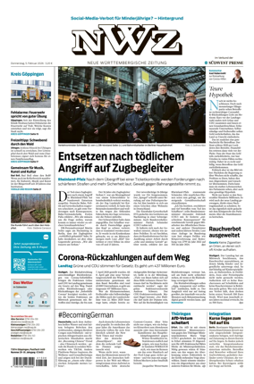 Cover of NWZ – Neue Wurttembergische Zeitung