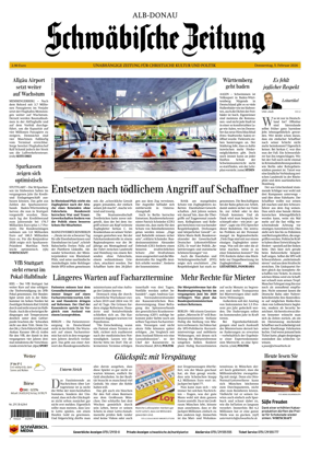 Cover of Schwabische Zeitung (Alb-Donau)