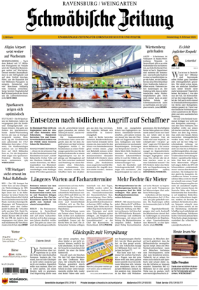 Cover of Schwabische Zeitung (Ravensburg / Weingarten)