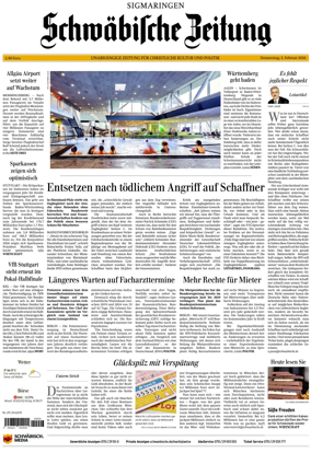 Cover of Schwabische Zeitung (Sigmaringen)