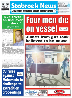 Cover of Stabroek News