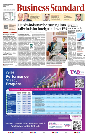 Cover of Business Standard