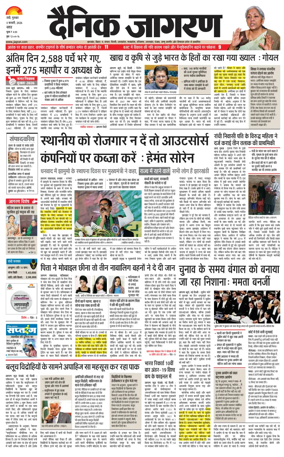 Cover of Dainik Jagran - Ranchi