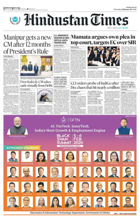 Cover of Hindustan Times Thane