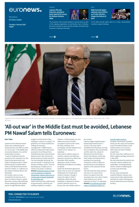 Cover of EuroNews (English Edition)