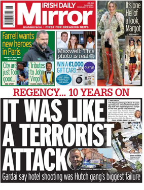 Cover of Irish Daily Mirror