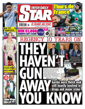 Cover of Irish Daily Star