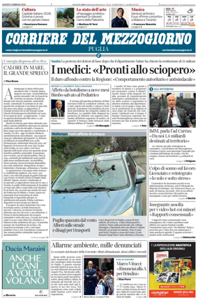 Cover of Corriere del Mezzogiorno (Puglia)