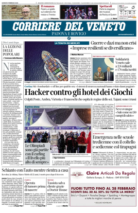 Cover of Corriere del Veneto (Padova e Rovigo)