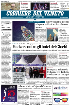 Cover of Corriere del Veneto (Venezia e Mestre)