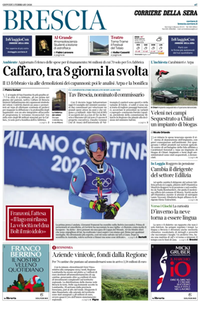 Cover of Corriere della Sera (Brescia)