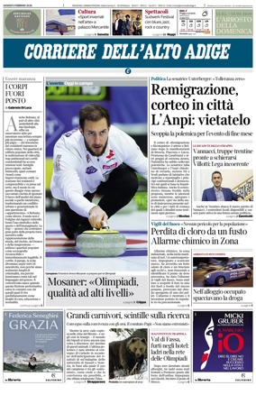 Cover of Corriere dell'Alto Adige