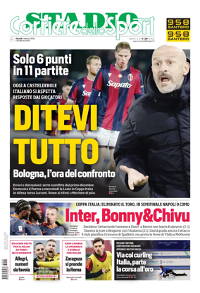 Cover of Corriere dello Sport Stadio (Bologna)