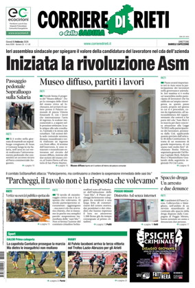 Cover of Corriere di Rieti