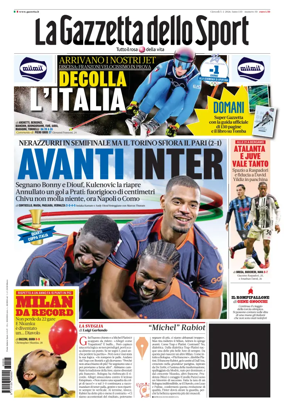 Cover of La Gazzetta dello Sport - Roma