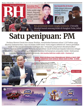 Cover of Berita Harian
