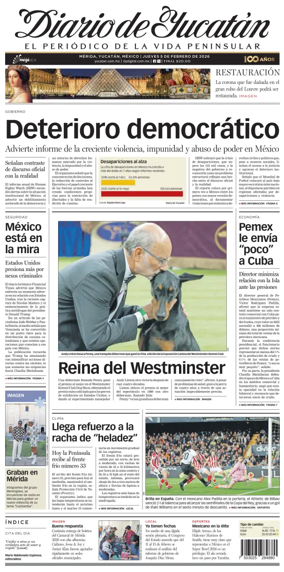 Cover of Diario de Yucatan