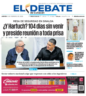 Cover of El Debate de Culiacan