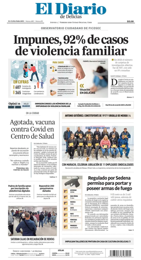 Cover of El Diario de Delicias