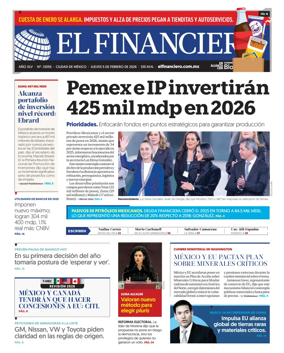 Cover of El Financiero