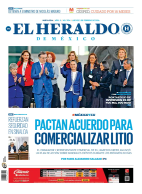 Cover of El Heraldo de Mexico