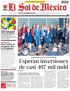 Cover of El Sol de Mexico