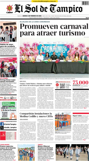 Cover of El Sol de Tampico