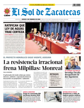 Cover of El Sol de Zacatecas