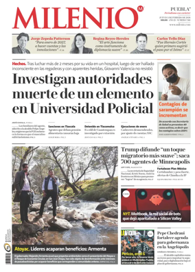 Cover of Milenio Puebla