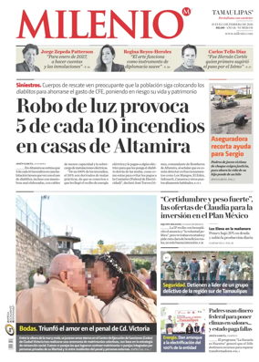 Cover of Milenio Tamaulipas