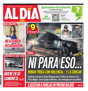 Cover of Periodico Al Dia (Leon)