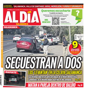 Cover of Periodico Al Dia (Salamanca)