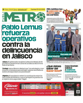 Cover of Publimetro Guadalajara
