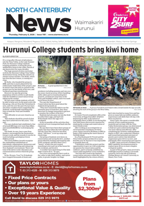 Cover of North Canterbury News