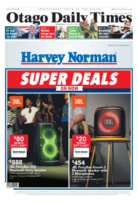 Cover of Otago Daily Times