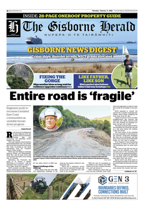 Cover of The Gisborne Herald