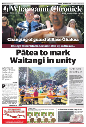 Cover of Whanganui Chronicle