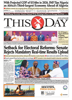 Cover of THISDAY