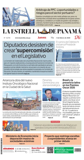 Cover of La Estrella de Panama