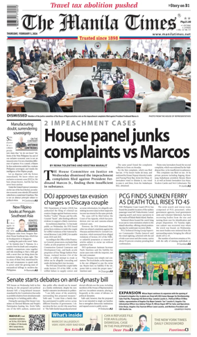 Cover of The Manila Times