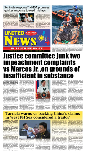 Cover of United News - English Edition