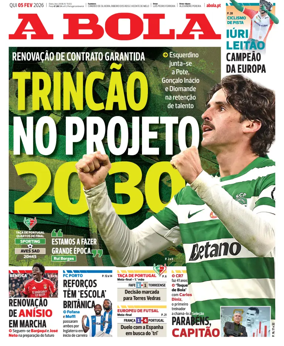 Cover of A BOLA (Portuguese)