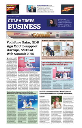 Cover of Gulf Times Business