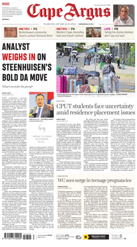 Cover of Cape Argus (PM Edition)